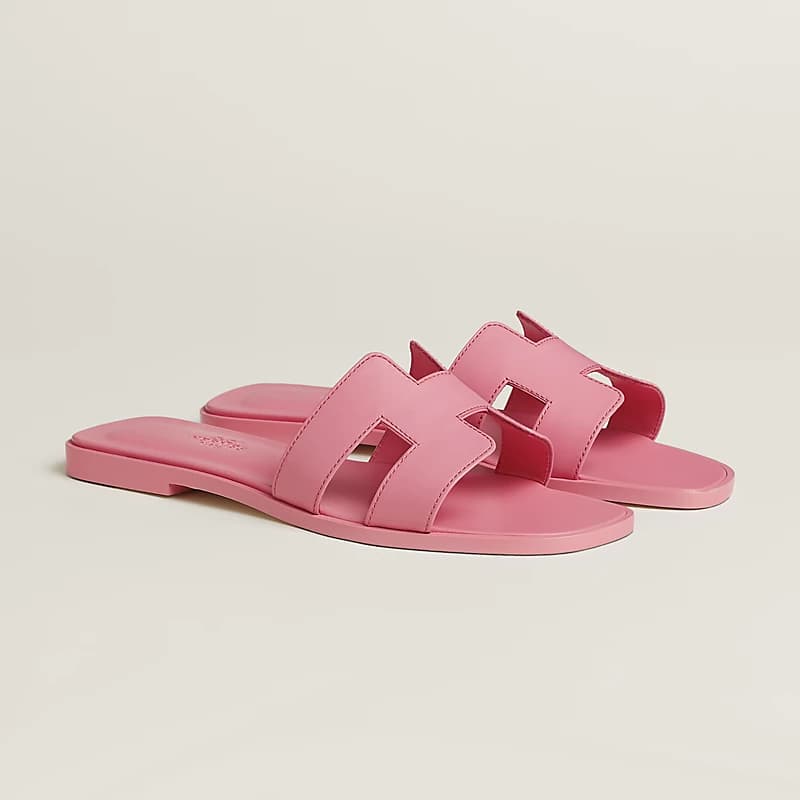 Sandale Hermès Oran – Rose Bonbon